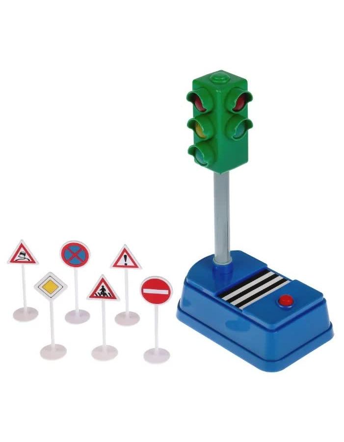 Игровой набор "Светофор и дорожные знаки" свет,звук 283697, Технопарк SB-18-30-OB
Игровой набор "Светофор и дорожные знаки" свет,звук 283697, Технопарк SB-18-30-OB