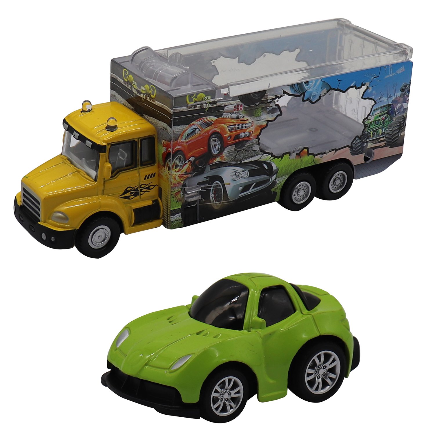 Набор FUNKY TOYS FT61055 грузовик + машинка die-cast зеленая, спусковой механизм 1:60
Набор FUNKY TOYS FT61055 грузовик + машинка die-cast зеленая, спусковой механизм 1:60