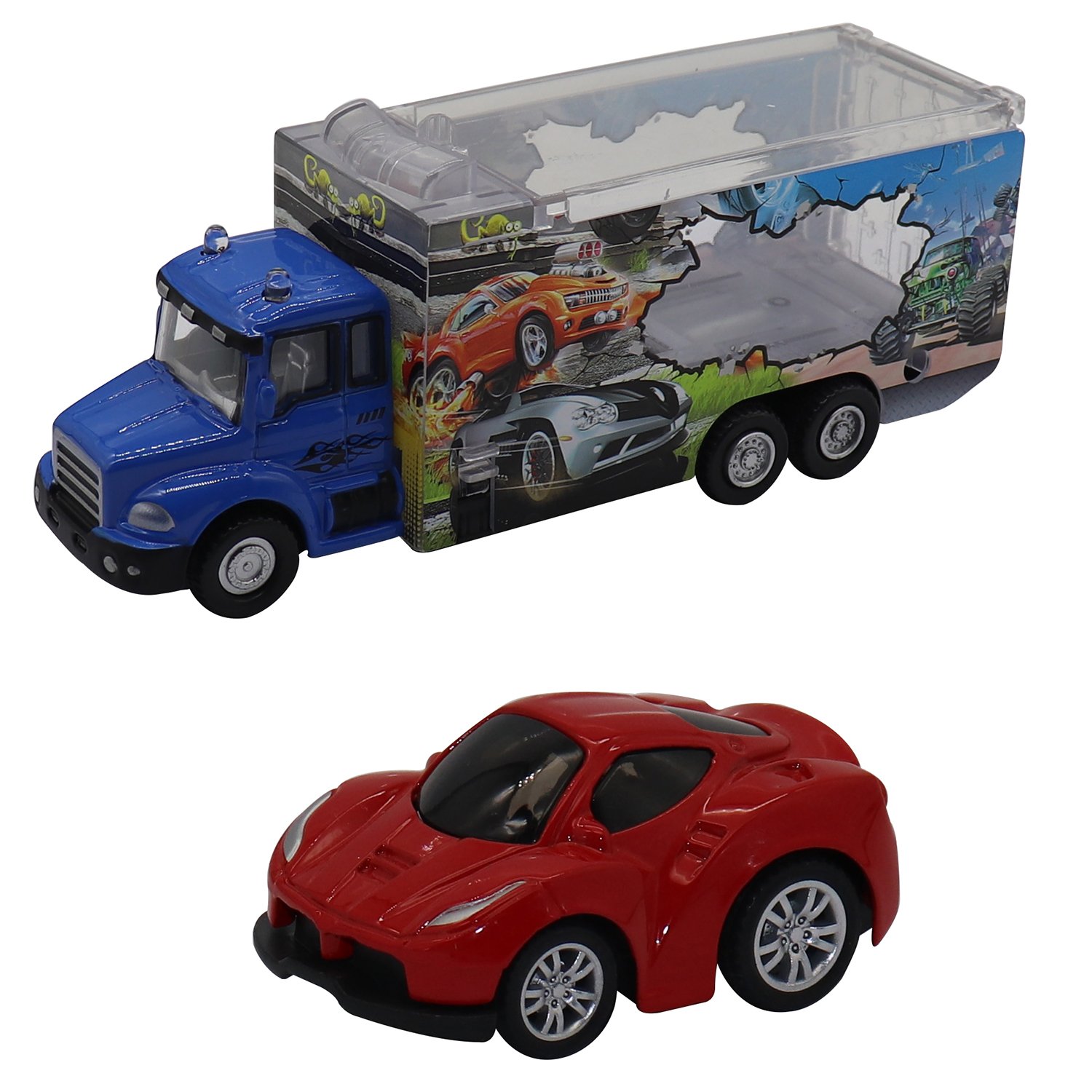 Набор FUNKY TOYS FT61054 грузовик + машинка die-cast красная, спусковой механизм 1:60
Набор FUNKY TOYS FT61054 грузовик + машинка die-cast красная, спусковой механизм 1:60
