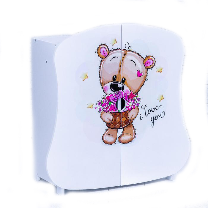 Шкаф "Романтик" серия "Мишутки" МШ04Р
Шкаф "Романтик" серия "Мишутки" МШ04Р