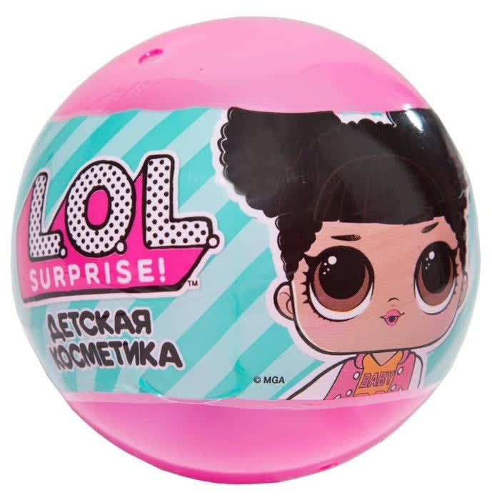 LOL Детская декоративная косметика в яйце больш. (дисплей)
LOL Детская декоративная косметика в яйце больш. (дисплей)