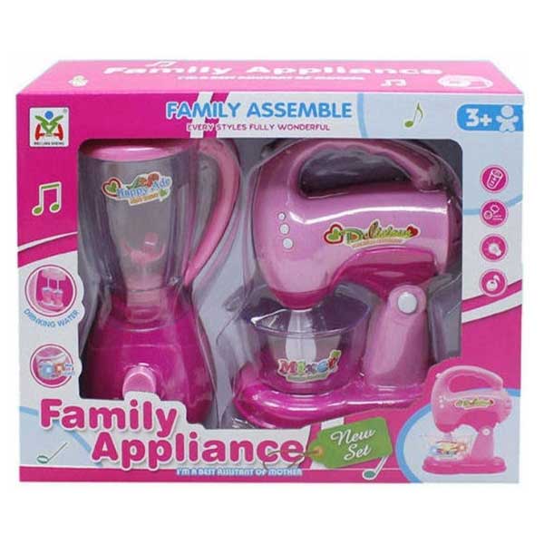 Набор бытовой техники для кухни (свет,звук) с миксером
Набор бытовой техники для кухни (свет,звук) с миксером