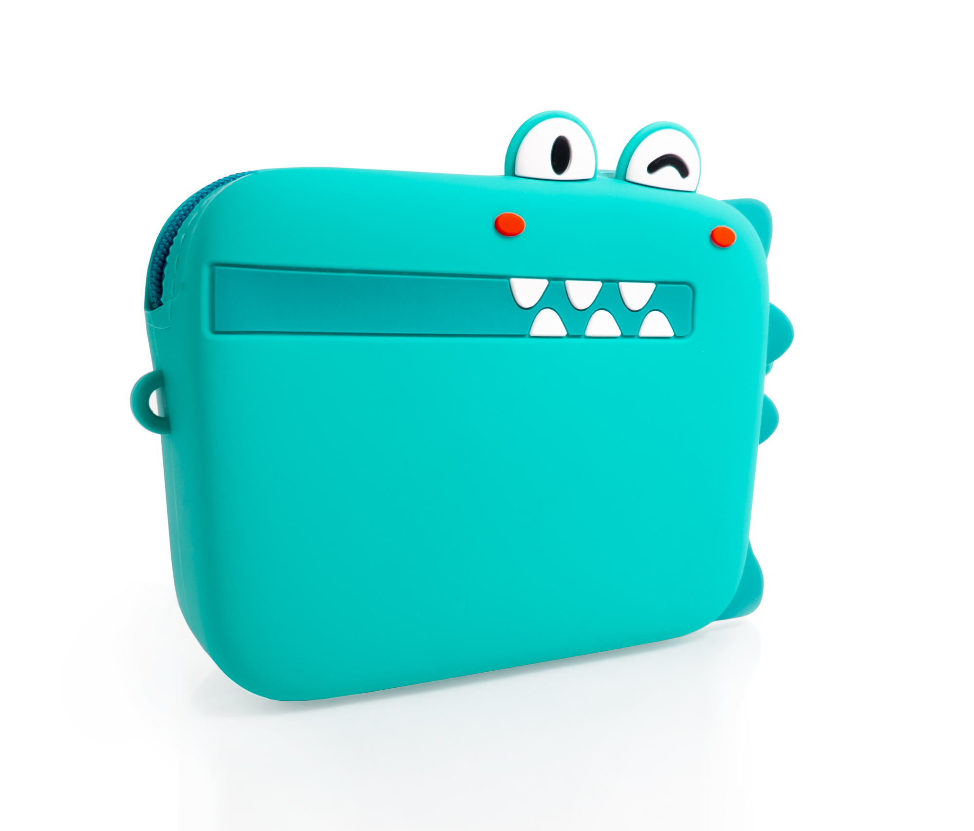 Детская силиконовая сумка с ремешком Крокодильчик 125х100х45мм
Детская силиконовая сумка с ремешком Крокодильчик 125х100х45мм