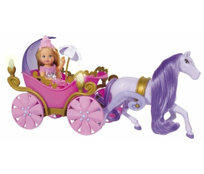 Кукла Simba Еви в карете + лошадь 12см 5735754
Кукла Simba Еви в карете + лошадь 12см 5735754