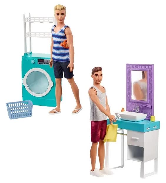 Кукла Barbie Бритье и стирка Кен FYK51
Кукла Barbie Бритье и стирка Кен FYK51