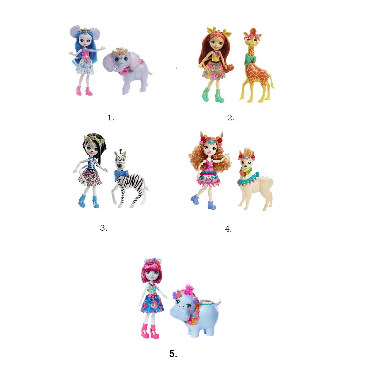 Кукла Enchantimals с большой зверюшкой FKY72
Кукла Enchantimals с большой зверюшкой FKY72