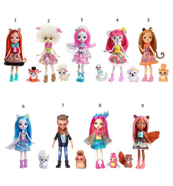 Кукла Enchantimals с питомцем DVH87
Кукла Enchantimals с питомцем DVH87