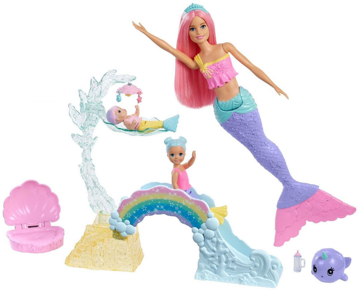 Кукла Barbie с маленькими русалочками FXT25
Кукла Barbie с маленькими русалочками FXT25