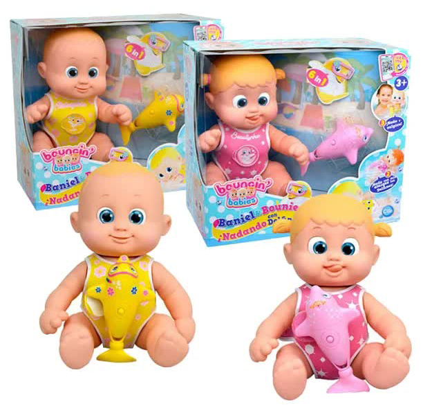 Кукла 35 см, плавающая с дельфином Bouncin' Babies, кор. 801011
Кукла 35 см, плавающая с дельфином Bouncin' Babies, кор. 801011