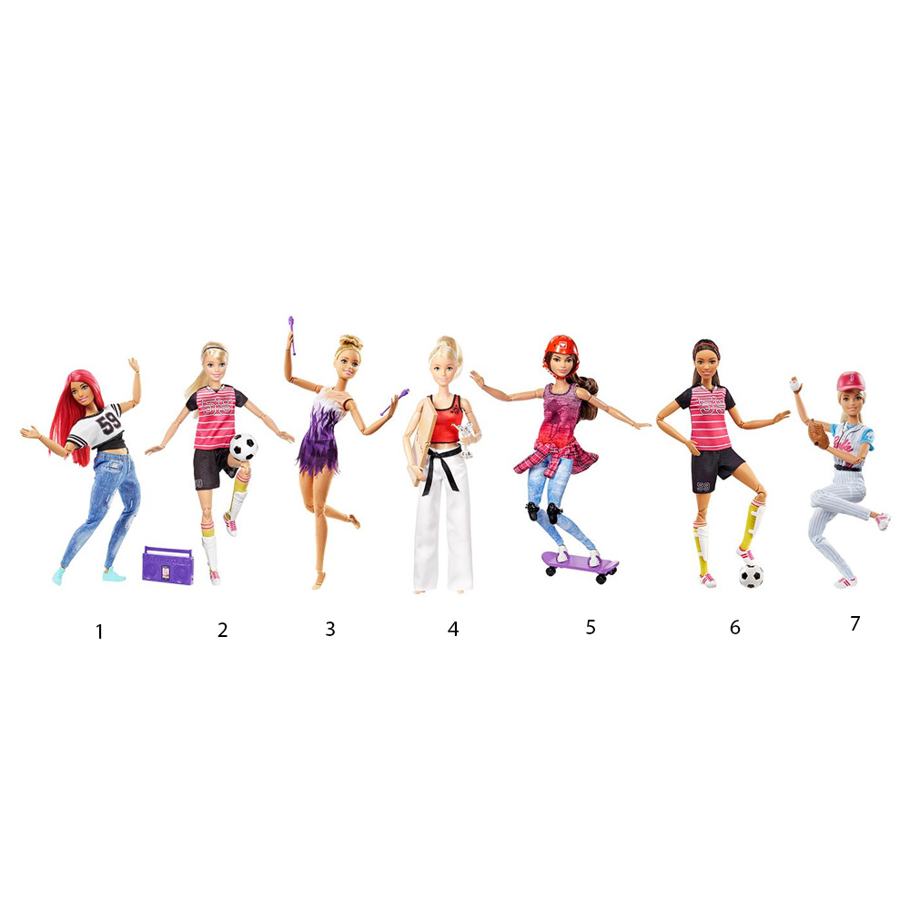 Кукла Barbie куклы-спортсменки в асс. MATTEL DVF68
Кукла Barbie куклы-спортсменки в асс. MATTEL DVF68