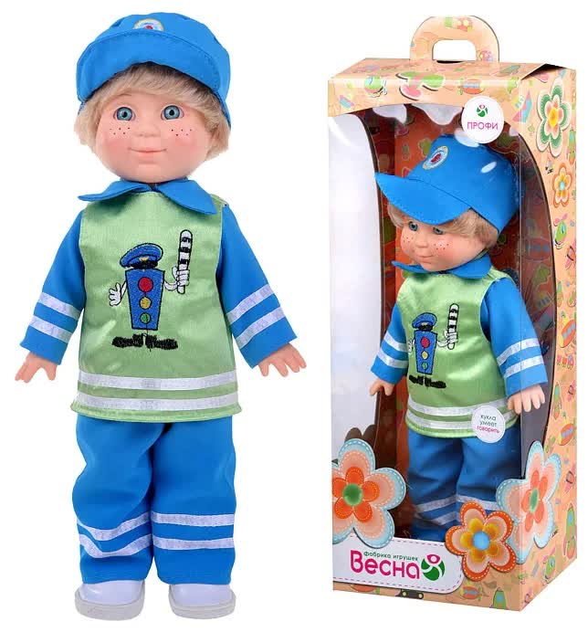 Кукла Митя Постовой кукла пластмассовая,озвученная 34 см Весна Весна В1743/о
Кукла Митя Постовой кукла пластмассовая,озвученная 34 см Весна Весна В1743/о