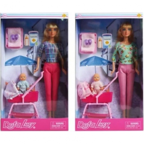 Кукла с ребенком,коляской и аксессуарами в коробке,28 см 8380
Кукла с ребенком,коляской и аксессуарами в коробке,28 см 8380