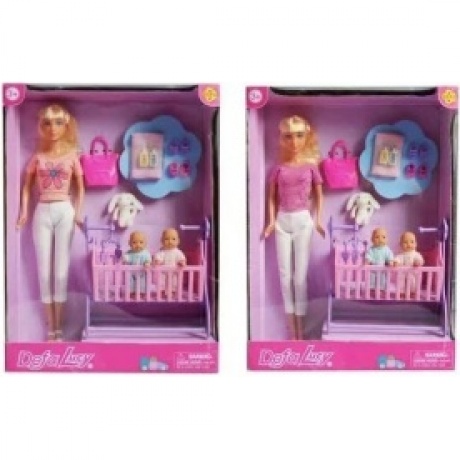 Набор "Мама с малышами" в коробке 1 кукла,2 пупса,кроватка,аксессуары 8359
Набор "Мама с малышами" в коробке 1 кукла,2 пупса,кроватка,аксессуары 8359