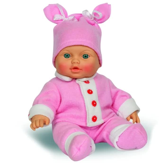 Малышка Весна 6 девочка (кукла пластмассовая),30 см В2162
Малышка Весна 6 девочка (кукла пластмассовая),30 см В2162