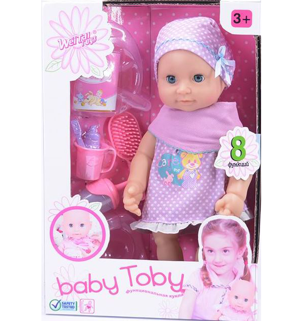 Пупс (37см) Baby Toby с аксессуарами 8 функций в коробке пьют,кушает,разговаривает,ходит на горшок,глаза закрываются, 319010-3
Пупс (37см) Baby Toby с аксессуарами 8 функций в коробке пьют,кушает,разговаривает,ходит на горшок,глаза закрываются, 319010-3