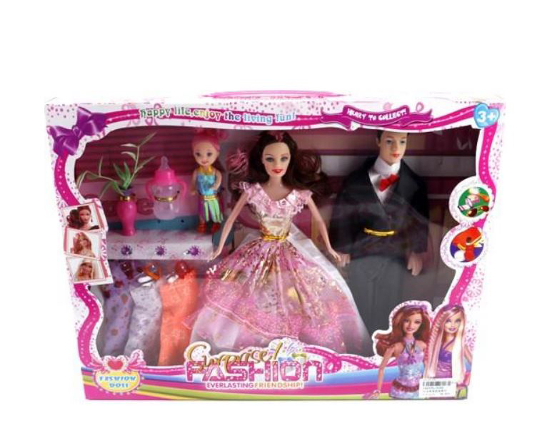 Набор кукол"Семья"3шт.с аксессуарами в коробке. высота кукол 27см V29A
Набор кукол"Семья"3шт.с аксессуарами в коробке. высота кукол 27см V29A