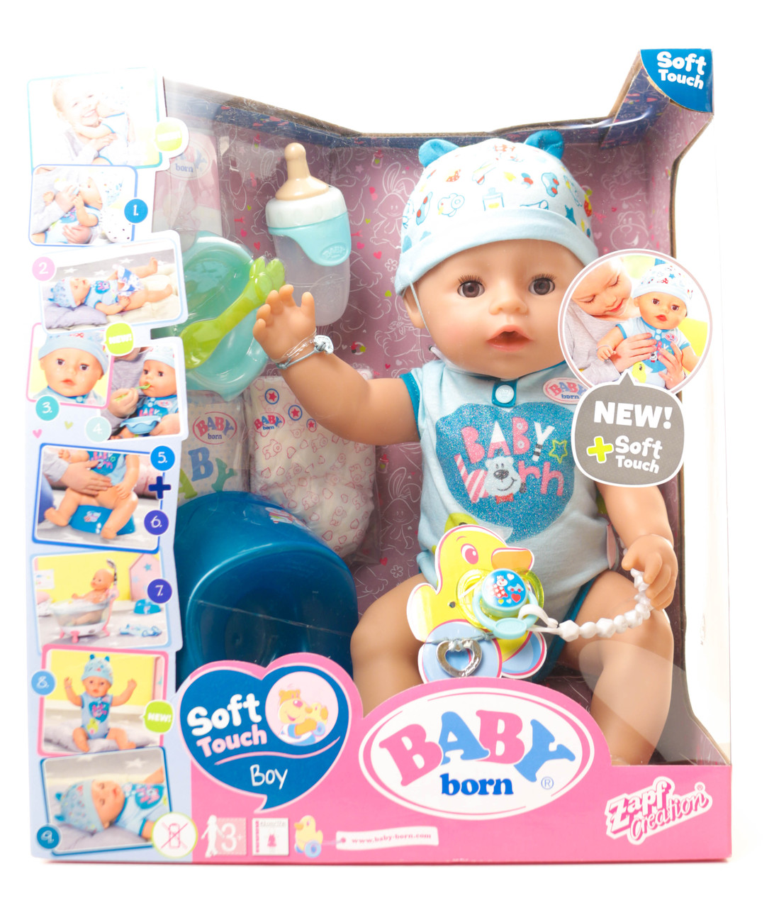 Игрушка BABY born Кукла-мальчик Интерактивная, 43 см, кор
Игрушка BABY born Кукла-мальчик Интерактивная, 43 см, кор