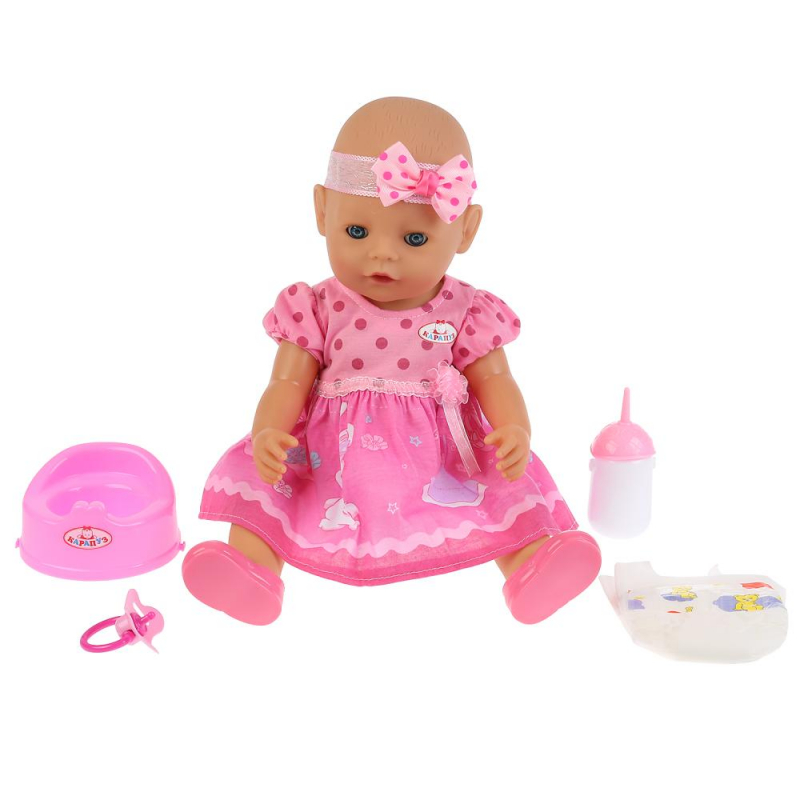 Пупс озвуч Карапуз Настенька 45см пьет,ходит на горшок
Пупс озвуч Карапуз Настенька 45см пьет,ходит на горшок