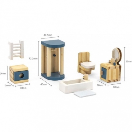 Игрушечная мебель "Ванная" в коробке 44039
Игрушечная мебель "Ванная" в коробке 44039