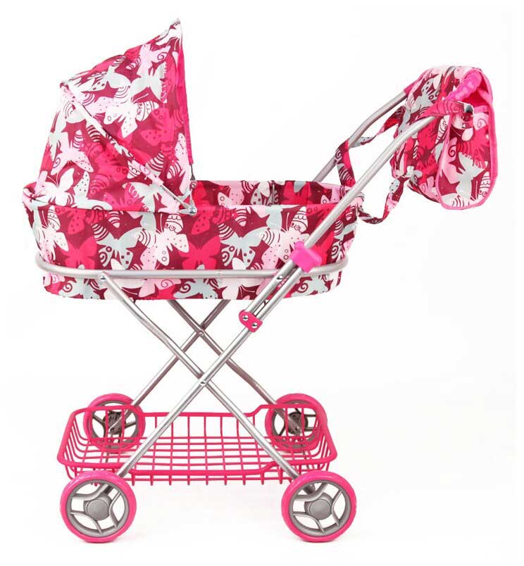 Коляска-люлька для кукол розовая в горошек с сумкой, 9325/цвeт№2
Коляска-люлька для кукол розовая в горошек с сумкой, 9325/цвeт№2
