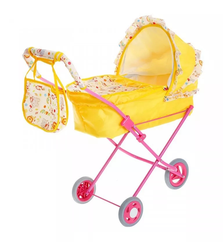 Коляска кукольная Ясюкевич №10 "Желтые цветы"
Коляска кукольная Ясюкевич №10 "Желтые цветы"