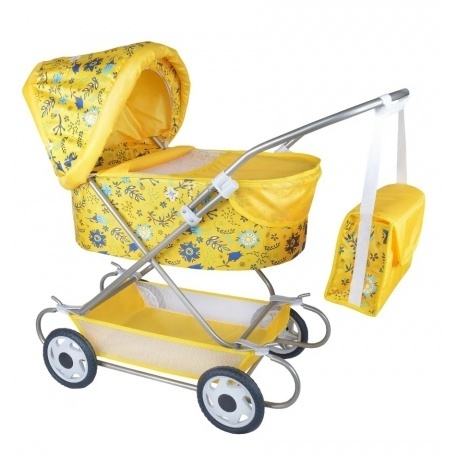 Коляска кукольная Ясюкевич №6 "Цветы на желтом фоне" (металл.) 80*32*83см с сумочкой
Коляска кукольная Ясюкевич №6 "Цветы на желтом фоне" (металл.) 80*32*83см с сумочкой
