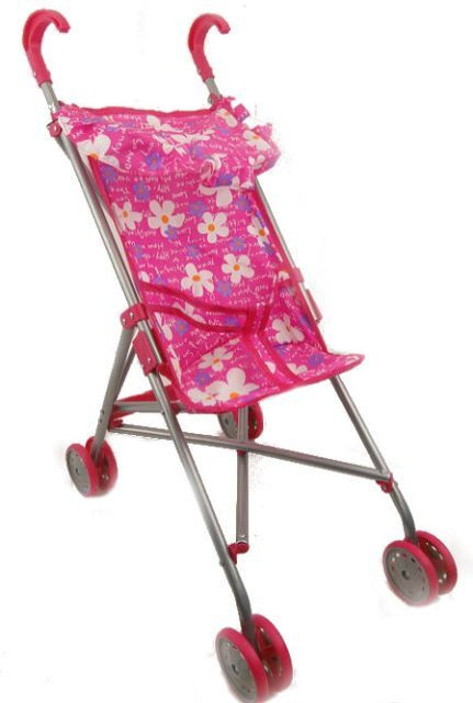 Коляска-трость для кукол розовая с цветочками в пакете 9302S/цвeт №1
Коляска-трость для кукол розовая с цветочками в пакете 9302S/цвeт №1
