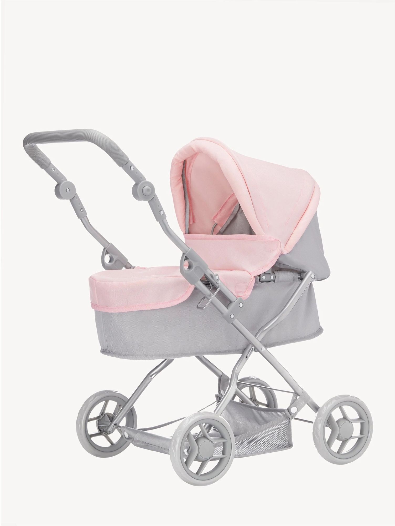 Коляска-люлька игрушечная Melobo,9680, цвет серый-розовый
Коляска-люлька игрушечная Melobo,9680, цвет серый-розовый