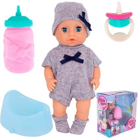 Пупс (20см) в сером комбинезоне и шапочке с аксессуарами в к оробке:рожок,горшок,соска;пьет,писает
Пупс (20см) в сером комбинезоне и шапочке с аксессуарами в к оробке:рожок,горшок,соска;пьет,писает