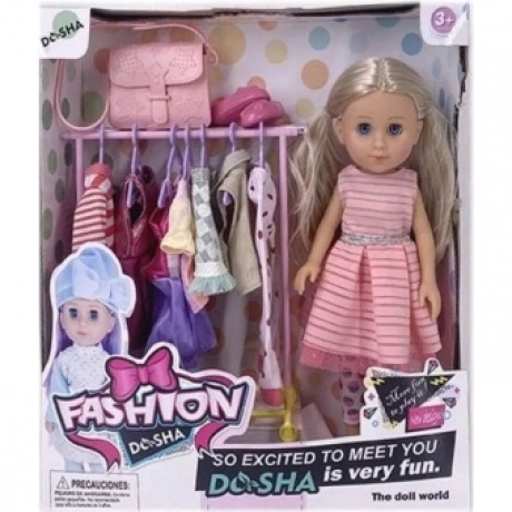 Кукла (32см)с аксессуарами и набором одежды (7шт) в коробке блондинка в розовом платье;вешалка,сумочка,туфли
Кукла (32см)с аксессуарами и набором одежды (7шт) в коробке блондинка в розовом платье;вешалка,сумочка,туфли