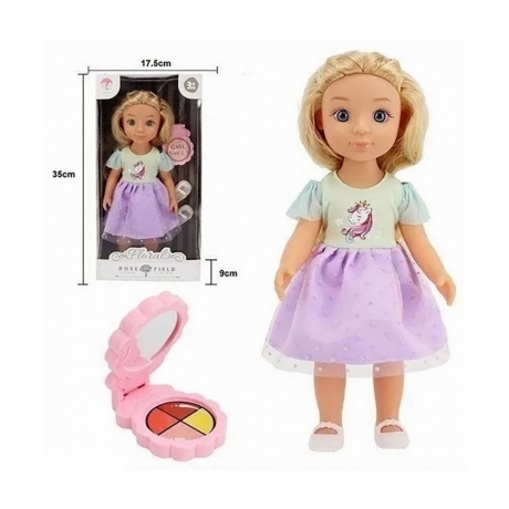 Кукла (32см) в платье с единорогом и аксессуарами в коробке косметика (имитация)
Кукла (32см) в платье с единорогом и аксессуарами в коробке косметика (имитация)