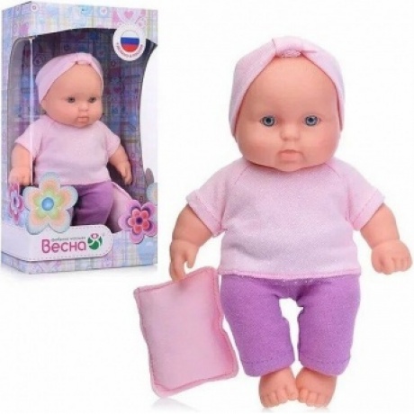 Карапуз с подушечкой Весна кукла 20 см пластмассовая
Карапуз с подушечкой Весна кукла 20 см пластмассовая