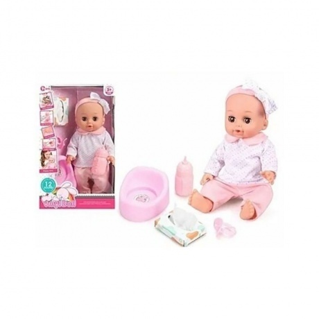 Пупс(29см) на батарейках(12 звуков) с аксессуарами в коробке соска,бутылочка,горшок,салфетки;кофта в горошек
Пупс(29см) на батарейках(12 звуков) с аксессуарами в коробке соска,бутылочка,горшок,салфетки;кофта в горошек