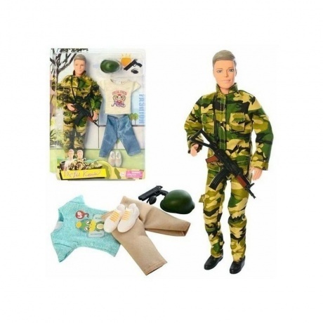 Кукла 30 см с набором одежды и аксессуарами:брюки,футболка, кроссовки,каска,оружие 2 вида в ассортименте в блистере
Кукла 30 см с набором одежды и аксессуарами:брюки,футболка, кроссовки,каска,оружие 2 вида в ассортименте в блистере
