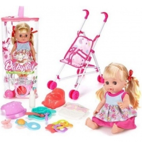 Кукла 32см (12 звуков) в голубом платье с аксессуарами:соска ,горшок,погремушки,коляска,тарелка,приборы,нагрудник,подгузн
Кукла 32см (12 звуков) в голубом платье с аксессуарами:соска ,горшок,погремушки,коляска,тарелка,приборы,нагрудник,подгузн