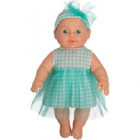 Кукла Малышка в мятном платье пластмассовая
Кукла Малышка в мятном платье пластмассовая