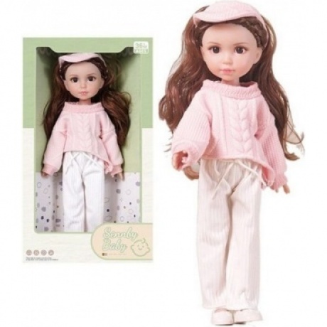 Кукла (33см) шатенка в розовом свитере, белых брюках и бейсб олке в коробке
Кукла (33см) шатенка в розовом свитере, белых брюках и бейсб олке в коробке