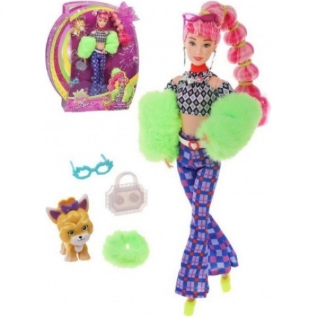 Кукла 29 см с питомцем щенком и аксессуарами в блистере сумочка,очки,меховой ошейник
Кукла 29 см с питомцем щенком и аксессуарами в блистере сумочка,очки,меховой ошейник