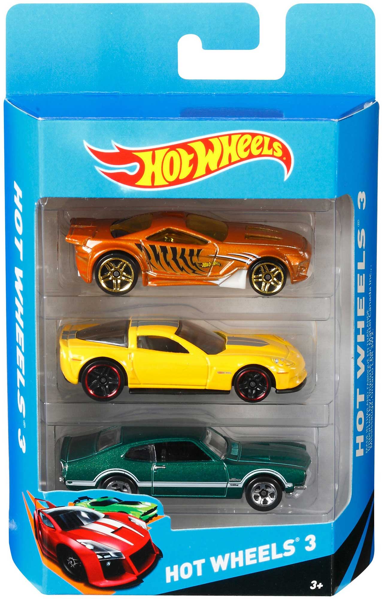 Игровой подарочный набор Hot Wheels из 3х машинок в ассорт. K5904
Игровой подарочный набор Hot Wheels из 3х машинок в ассорт. K5904