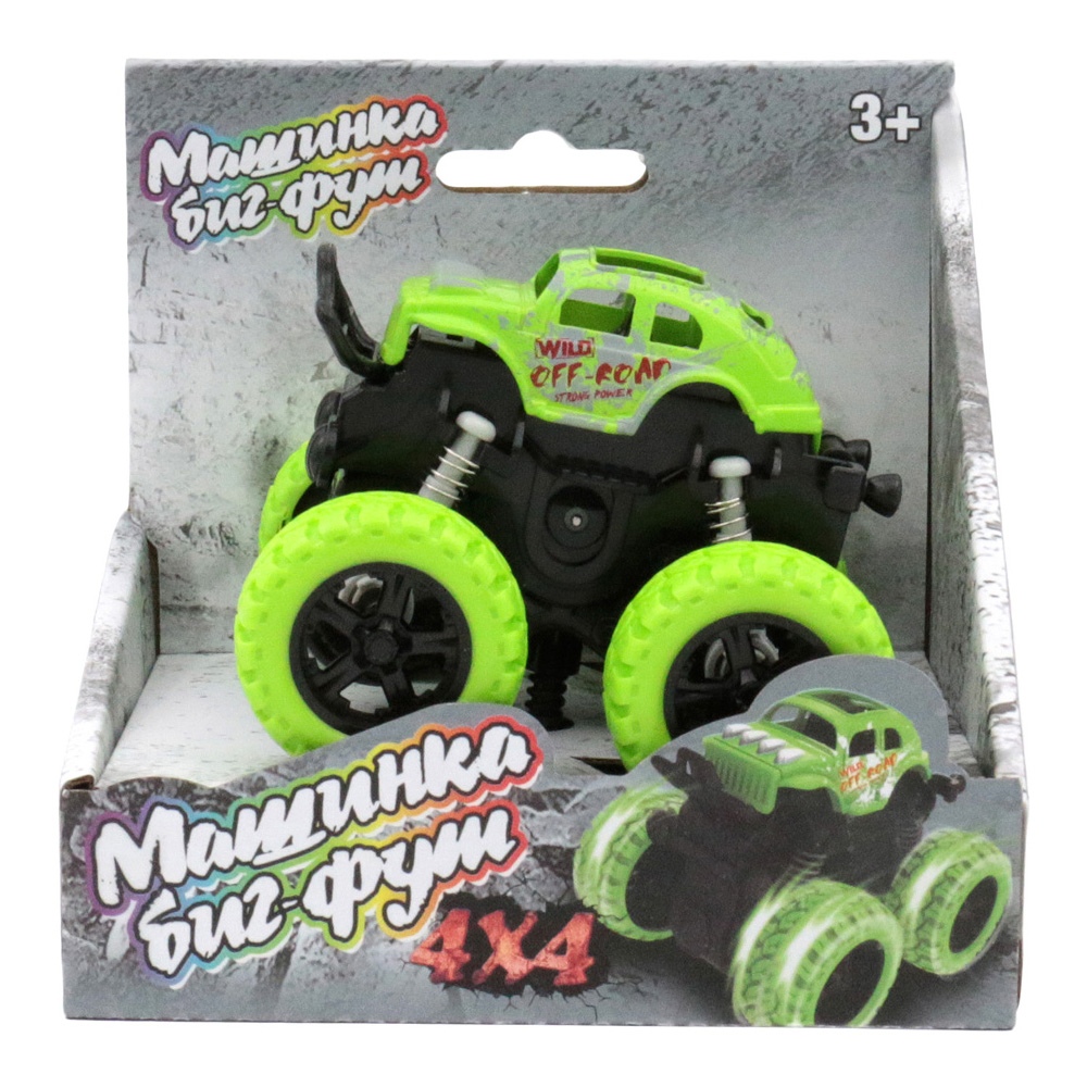 Машинка 4*4 инерционная зелёная Funky Toys
Машинка 4*4 инерционная зелёная Funky Toys