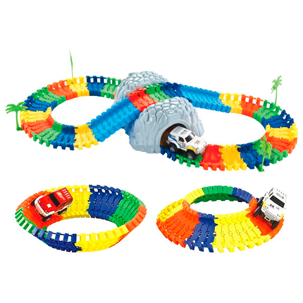 Гибкий трек 1TOY "Большое путешествие" 102 дет.(пещера, машинка).
Гибкий трек 1TOY "Большое путешествие" 102 дет.(пещера, машинка).