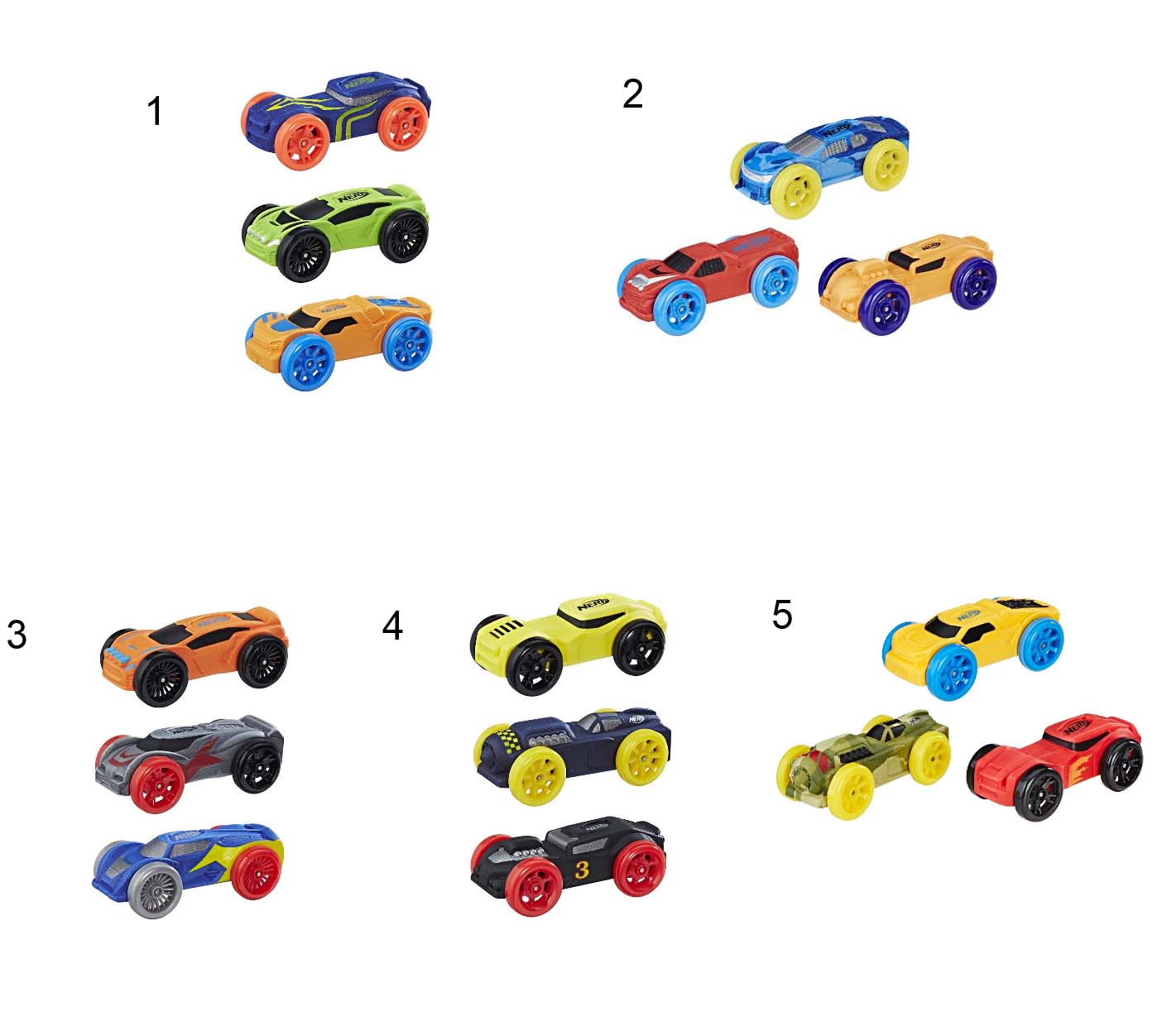 Игрушка Hasbro Nerf Nitro машинки 3 шт C0774
Игрушка Hasbro Nerf Nitro машинки 3 шт C0774