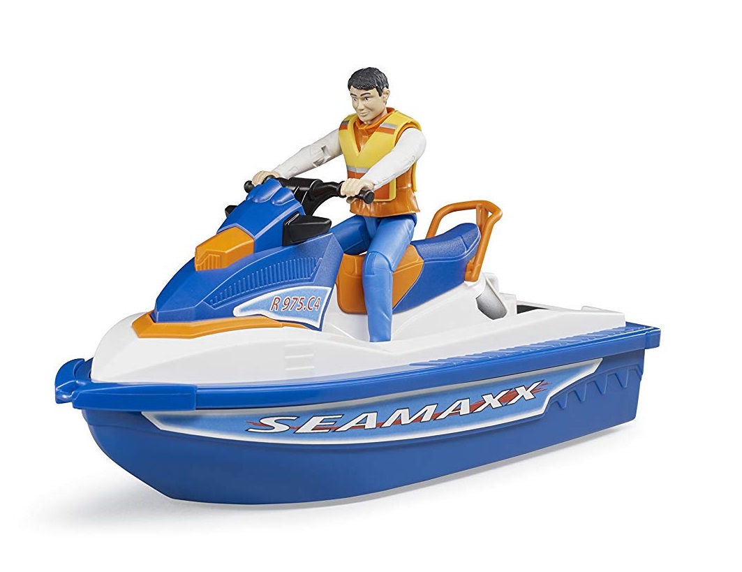 Гидроцикл с фигуркой спасателя BRUDER 63-150
Гидроцикл с фигуркой спасателя BRUDER 63-150