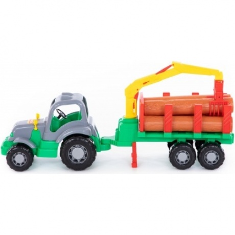 Трактор "Силач" с полуприцепом-лесовозом 45041
Трактор "Силач" с полуприцепом-лесовозом 45041