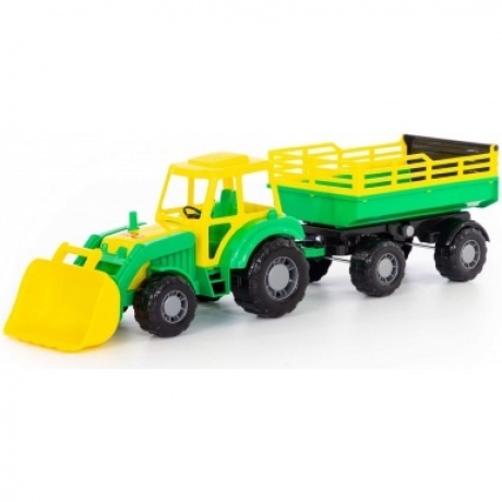 Трактор "Алтай" с прицепом № 2 и ковшом 35363
Трактор "Алтай" с прицепом № 2 и ковшом 35363