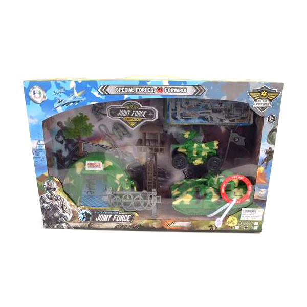 Набор "Военная техника"на бат(свет,звук)в коробке танк(свет,звук),квадроцикл,военный,палатка,вышка,флаг,аксесс 1828-123C
Набор "Военная техника"на бат(свет,звук)в коробке танк(свет,звук),квадроцикл,военный,палатка,вышка,флаг,аксесс 1828-123C