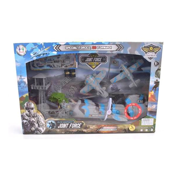 Набор "Военная техника" на бат(свет,звук)в коробке 3 самолета,вышка,флаг,2 бочки,3 заборчика,аксессуары 1828-122A
Набор "Военная техника" на бат(свет,звук)в коробке 3 самолета,вышка,флаг,2 бочки,3 заборчика,аксессуары 1828-122A