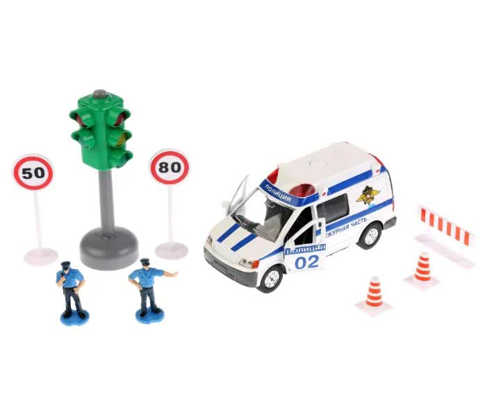 Игровой набор "Милиция/Полиция" с аксессуарами, инерционный свет,звук 144868, Технопарк СТ10-060-1
Игровой набор "Милиция/Полиция" с аксессуарами, инерционный свет,звук 144868, Технопарк СТ10-060-1