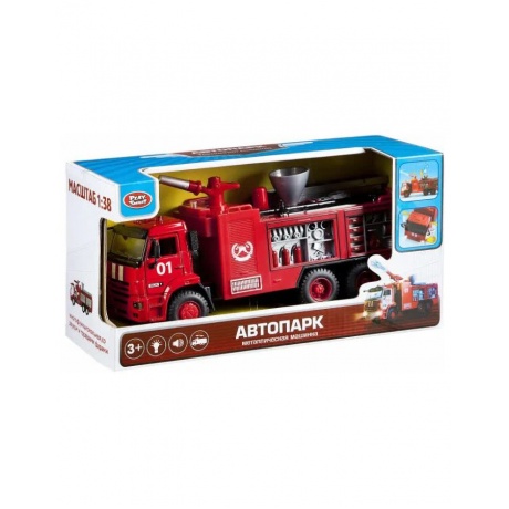 Пожарная машина инерционная на бат.(свет,звук)в коробке открываются двери,светятся фары,сирена,пускает воду 9624A
Пожарная машина инерционная на бат.(свет,звук)в коробке открываются двери,светятся фары,сирена,пускает воду 9624A