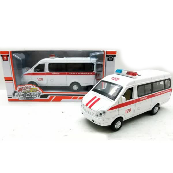 Модель машины-Скорая помощь на бат(свет,звук)в коробке размер упаковки 200*80*95мм 673C
Модель машины-Скорая помощь на бат(свет,звук)в коробке размер упаковки 200*80*95мм 673C